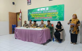 Peran Aktif Babinsa Koramil 0801/01 Pacitan Selaku Komando Wilayah Dalam Rapat Musdes RKPDes TA. 2026