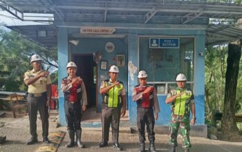 Meskipun Cuti Lebaran, Personel Kodim 0801/Pacitan Lakukan Tugas Pengamanan Objek Vital PLTU Sudimoro