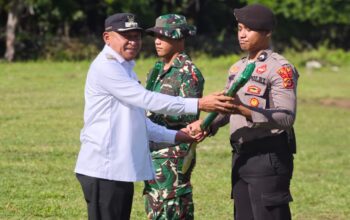 TMMD ke-128 Resmi Digelar di Pulau Moa, Wakil Bupati: “Ada Kemauan Pasti ada Jalan”
