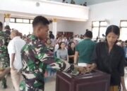Anggota Satgas TMMD Tak Lupa Beribadah