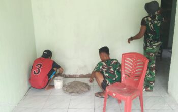 TMMD Kodim 1511 Pulau Moa Fokus Penyempurnaan Rumah Warga