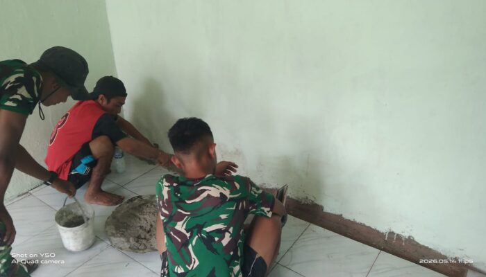 Penyempurnaan RTLH Moain Tunjukkan Hasil Nyata TMMD
